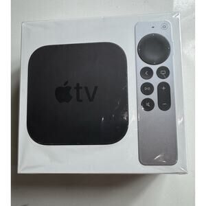 Apple TV 4K (A2169) 64GB Media Streamer 2nd Generation, Remote, HDMI, 4K